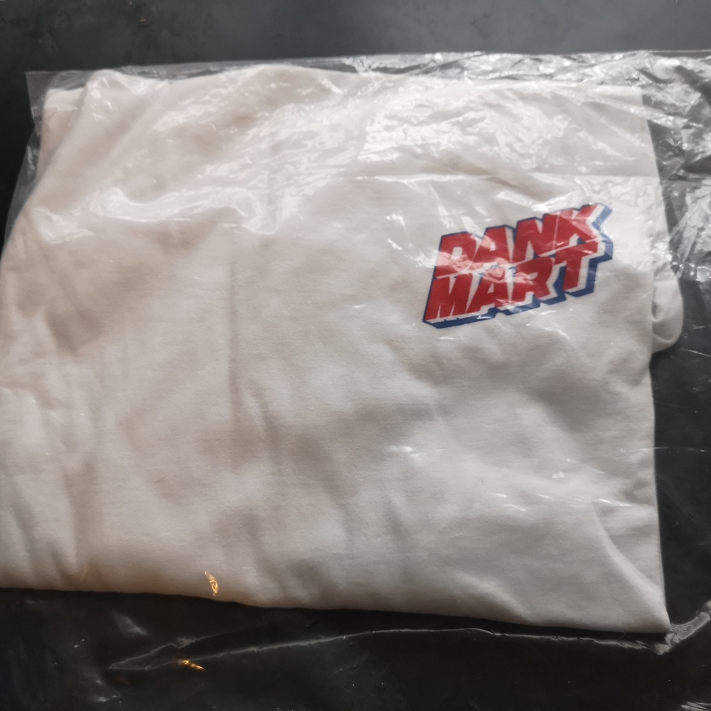 White Graphic T-Shirt with Logo